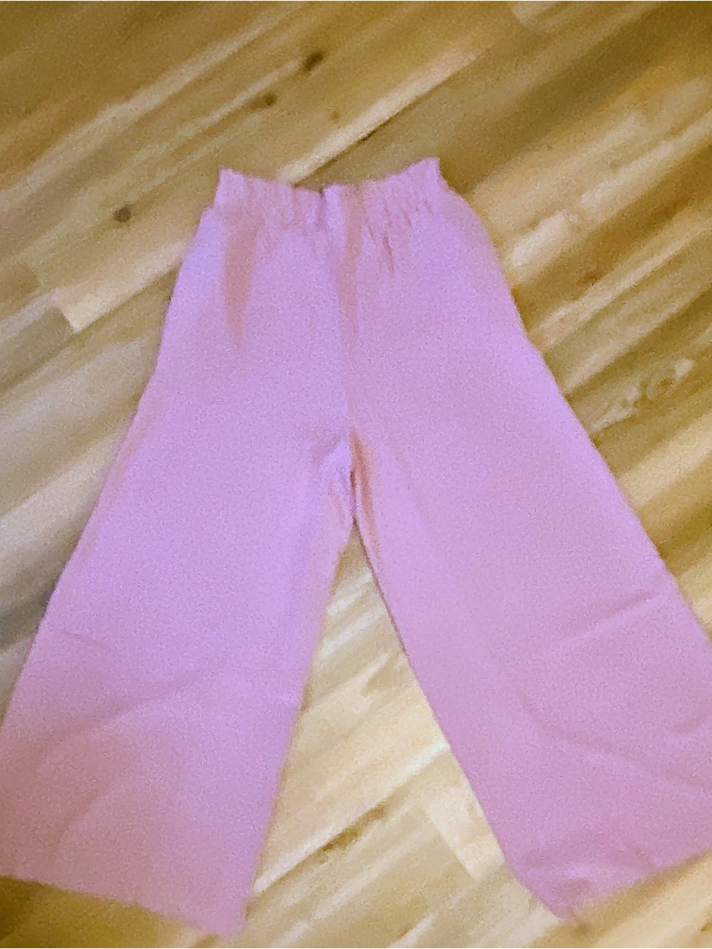 Simplee Mauve Wide-Leg Pants with Elastic Waist